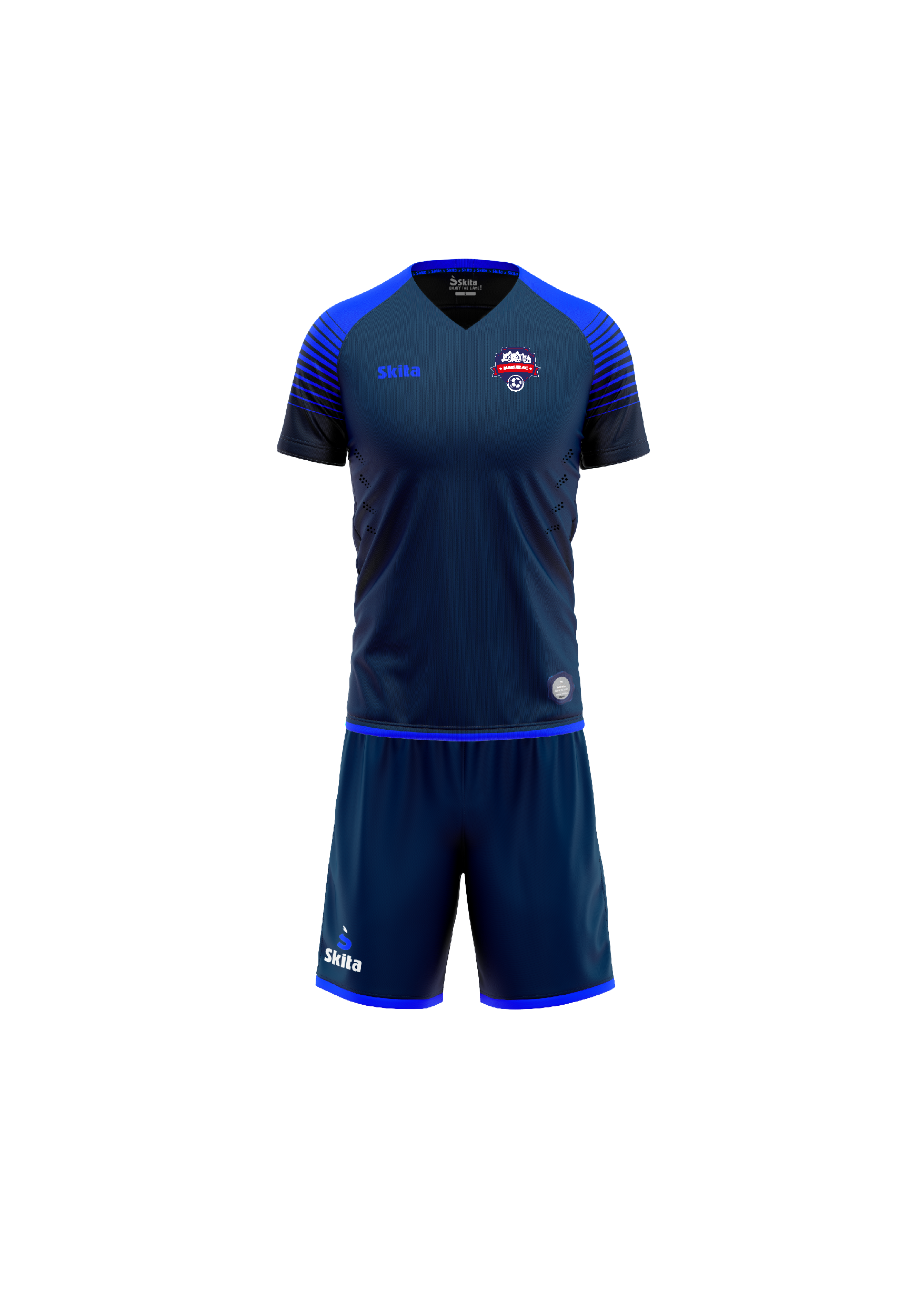 Maillot Short FARO bleu nuit/bleu roi (MARLES AC)